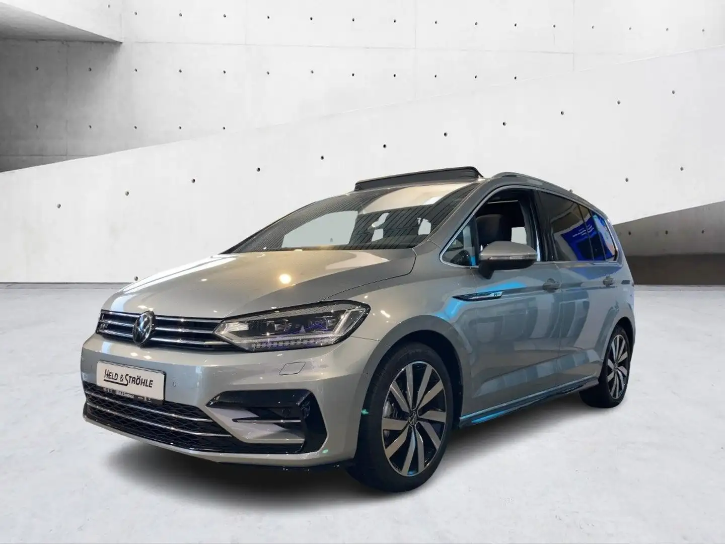 Volkswagen Touran R-Line 2.0TDI DSG 7SITZE 18 AHK PANO STHZ Silber - 2