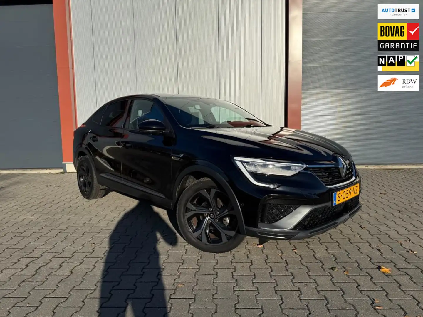 Renault Arkana 1.3 mild hybrid 160 R.S. line Zwart - 1