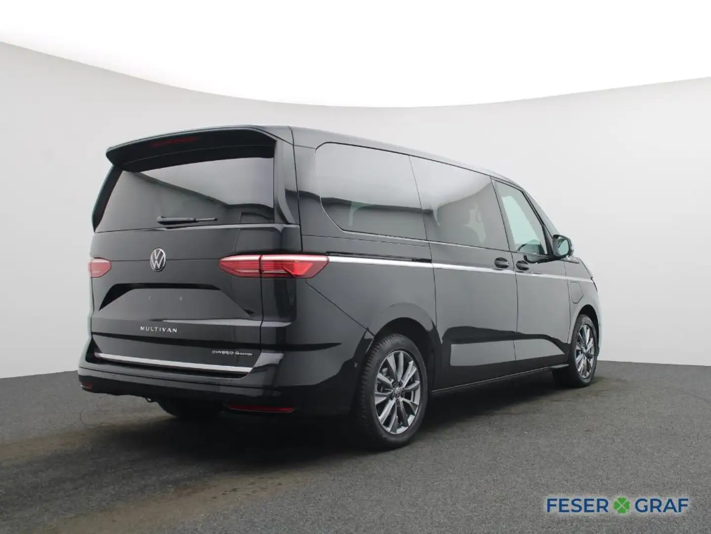 Volkswagen T7 Multivan Style eHybrid lang 4MOTION Area View Schwarz - 2