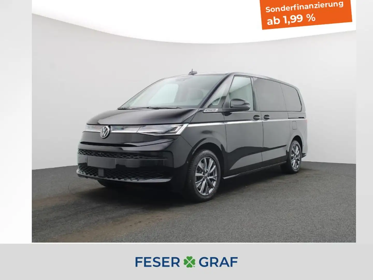 Volkswagen T7 Multivan Style eHybrid lang 4MOTION Area View Schwarz - 1