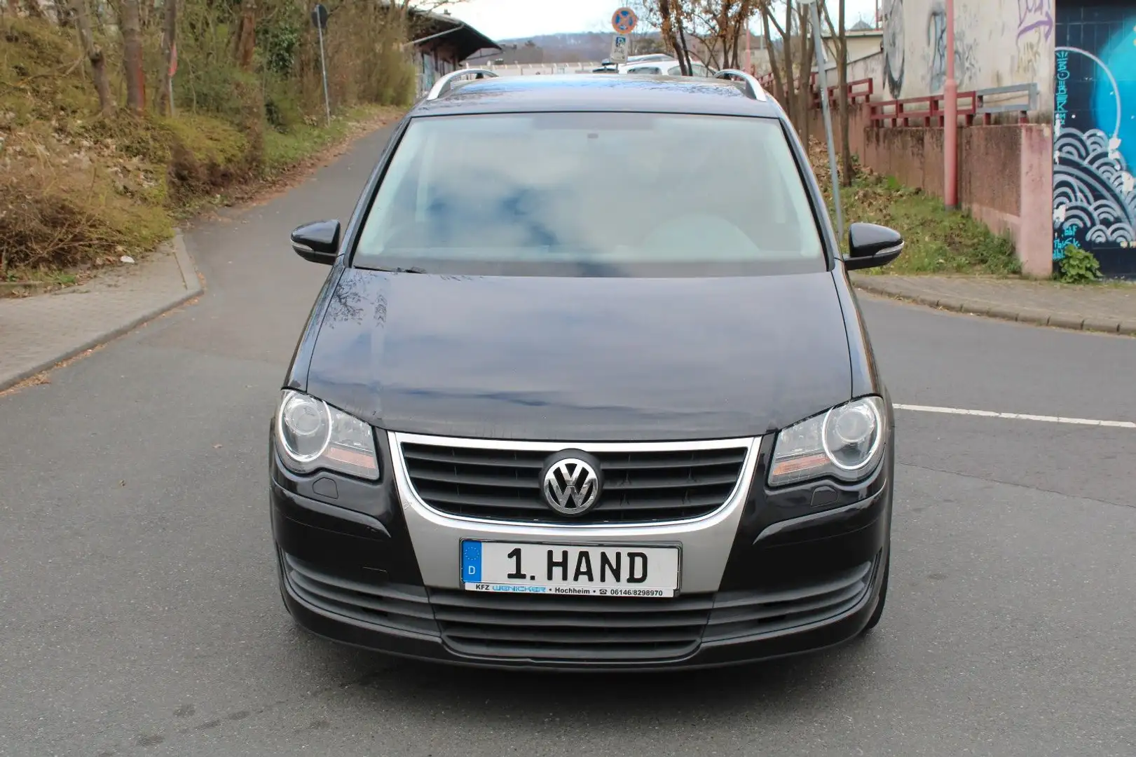 Volkswagen Touran Freestyle 1.Hand 7-Sitzer Navi Kuppl. neu Fekete - 2