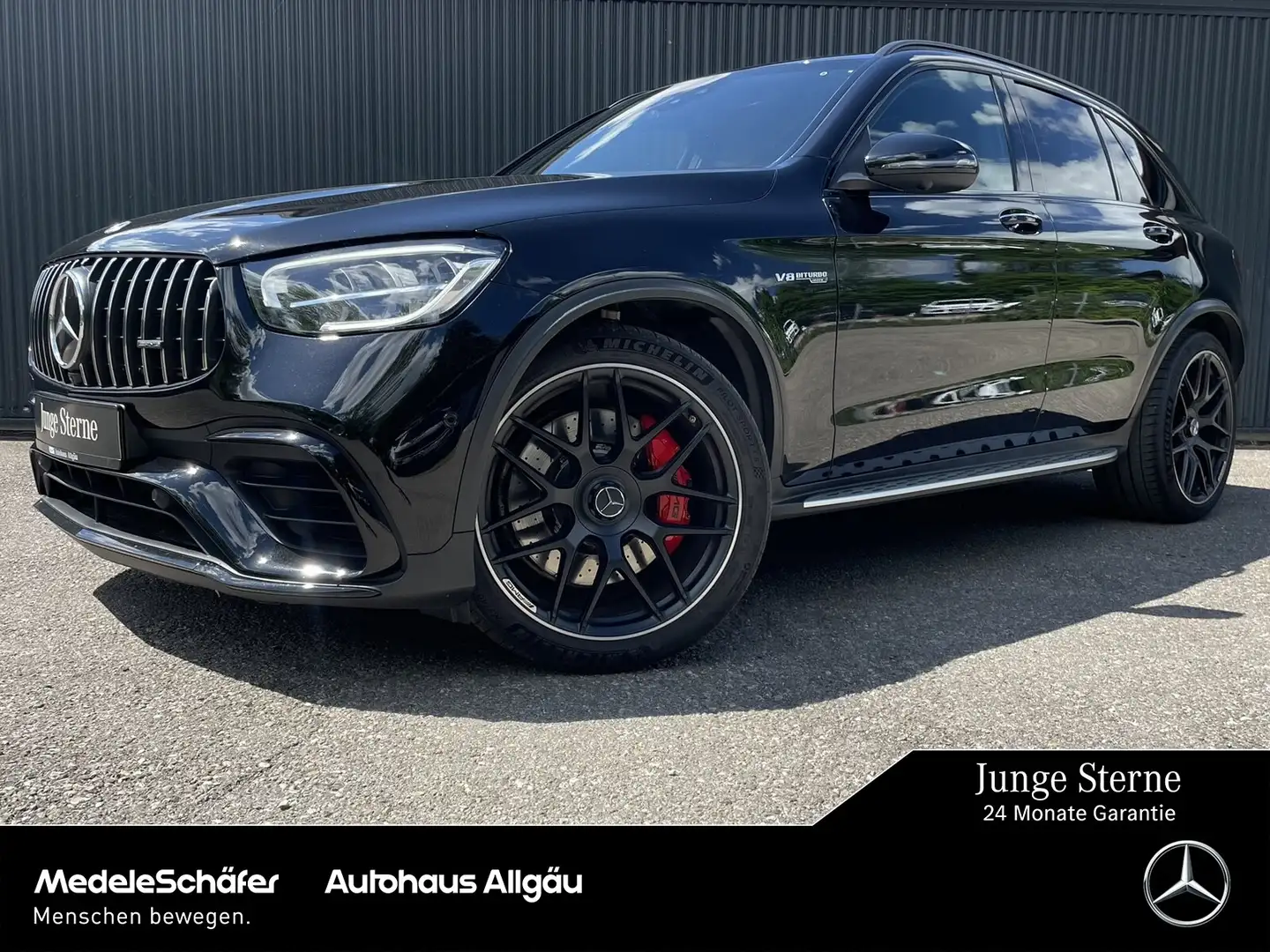 Mercedes-Benz GLC 63 AMG GLC 63 AMG S 4M+ Dist Abgas AHK Pano Key Mem 360 Schwarz - 1