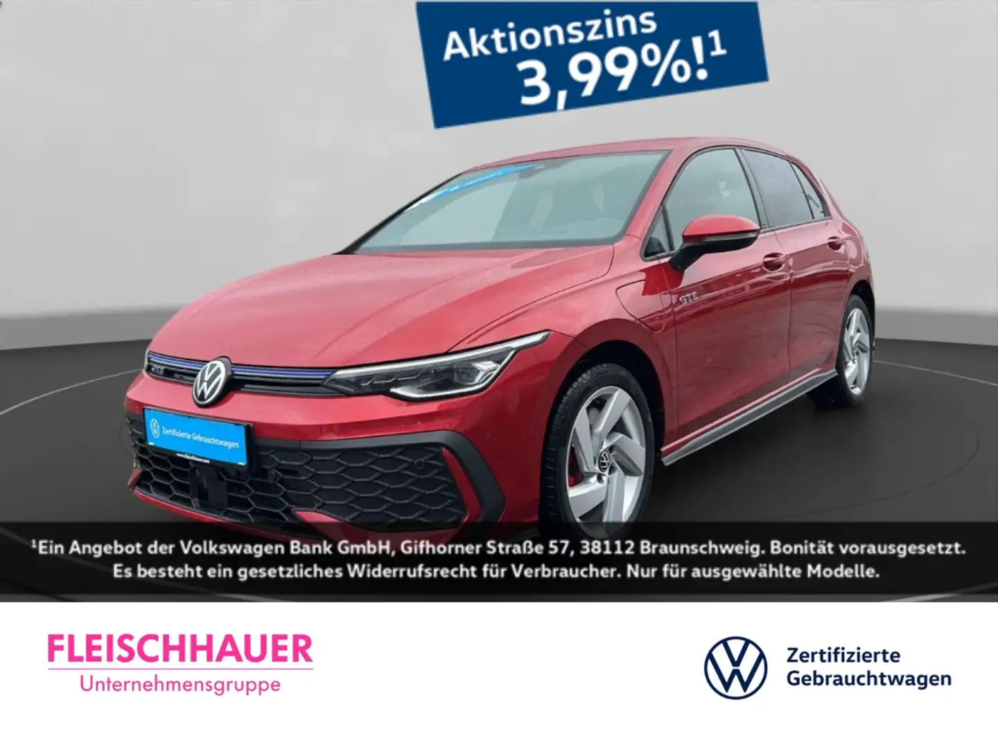 Volkswagen Golf VIII 1.5 TSI eHybrid DSG+SHZ+KAMERA+NAVI Rot - 1