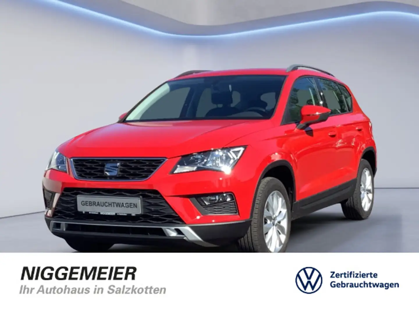 SEAT Ateca 1.0TSI ECOMOTIVE STYLE TEMPOMAT+PARKPILOT+ Rot - 1