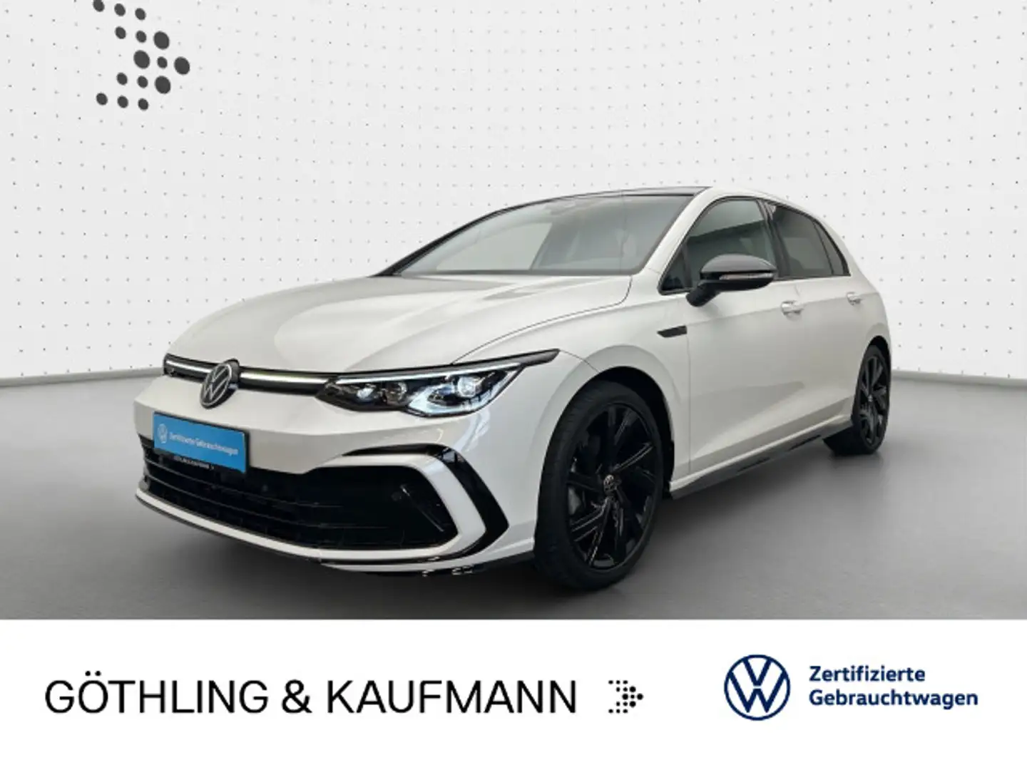 Volkswagen Golf R-Line 1.5 TSI *NAVI*PANO*STDHZG*BlackStyle Weiß - 1