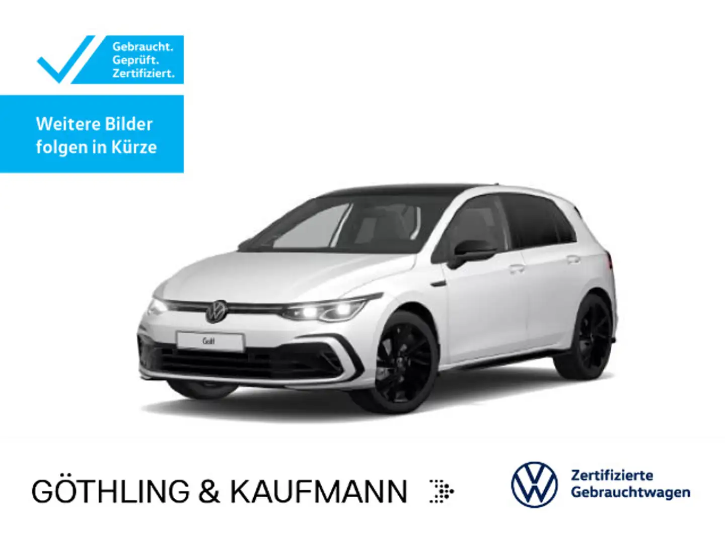 Volkswagen Golf R-Line 1.5 TSI *NAVI*PANO*STDHZG*BlackStyle Weiß - 1