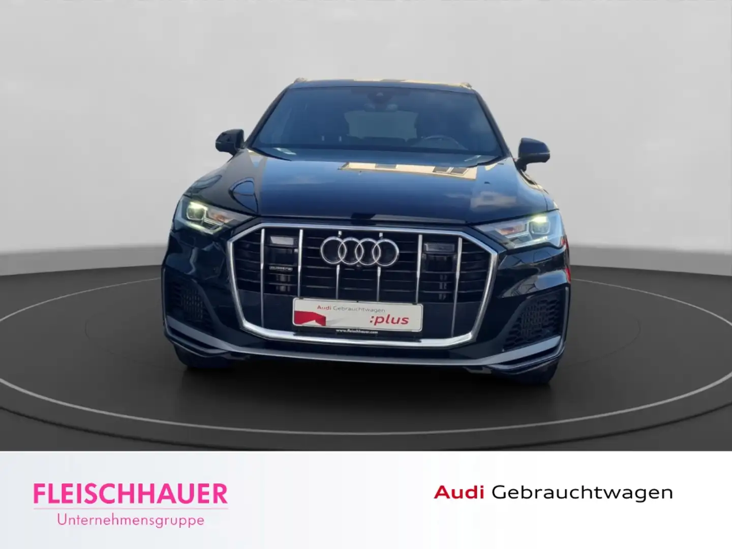 Audi Q7 55 TFSI e quattro S line HeadUp+Luft.+TopView+AHK Schwarz - 2