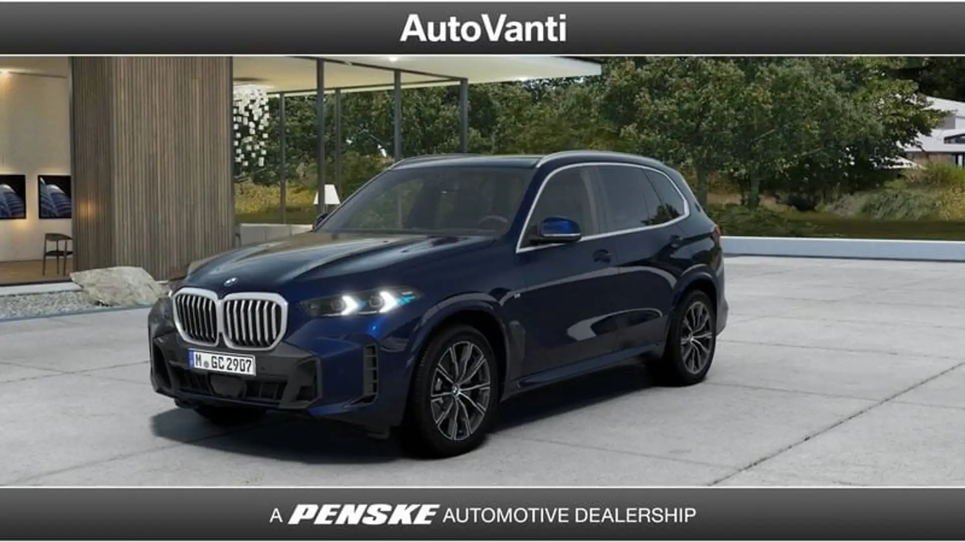 BMW X5 xDrive30d 48V Msport Niebieski - 1