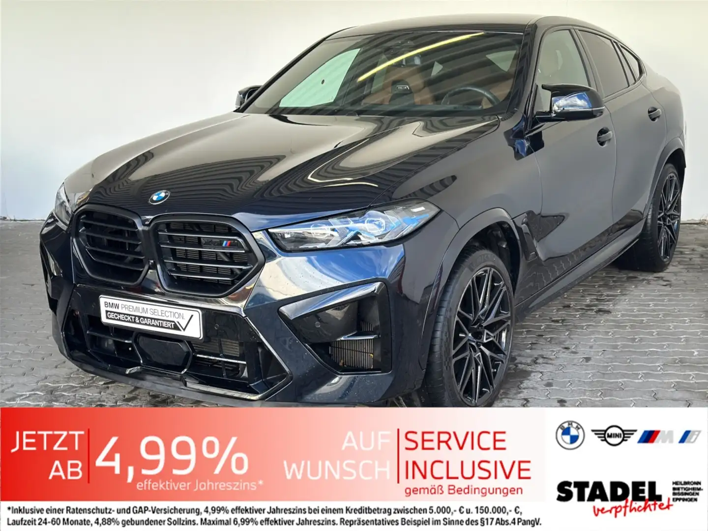 BMW X6 M Competition Navi.LED.ACC.360°.AHK.H&K.Komfz Siyah - 2