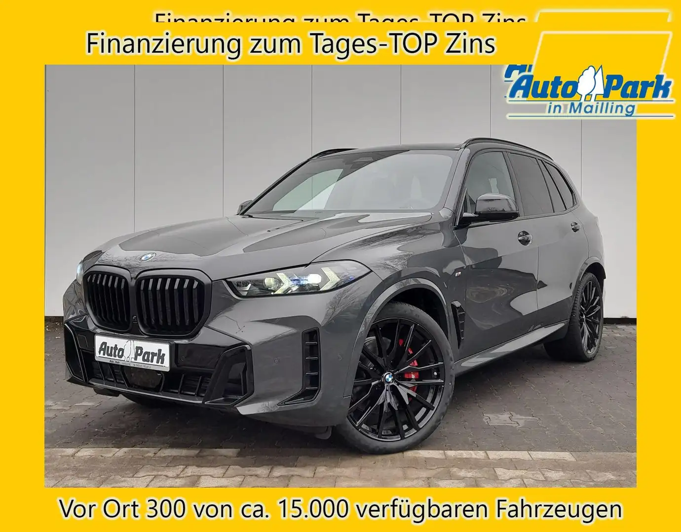 BMW X5 xDrive40d M Sport Pro 22"*AHK~HuD~H&K~Innov-P Gris - 1