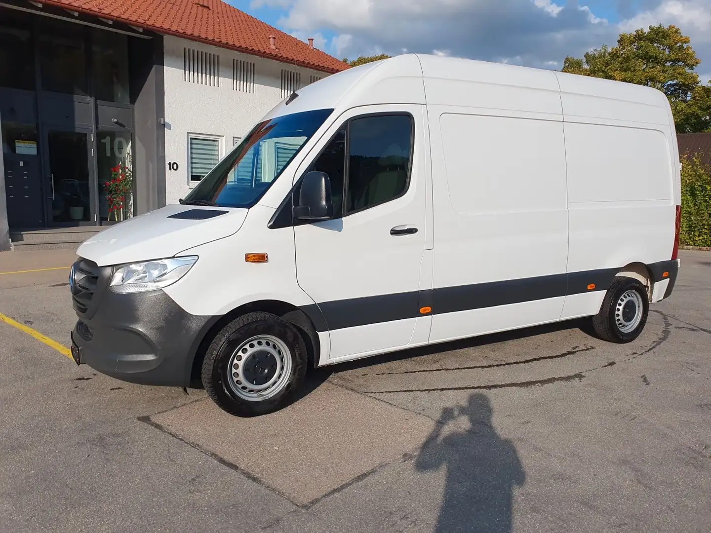Mercedes-Benz Sprinter 214 CDI Hoch-Lang Webasto Top Zustand Weiß - 2