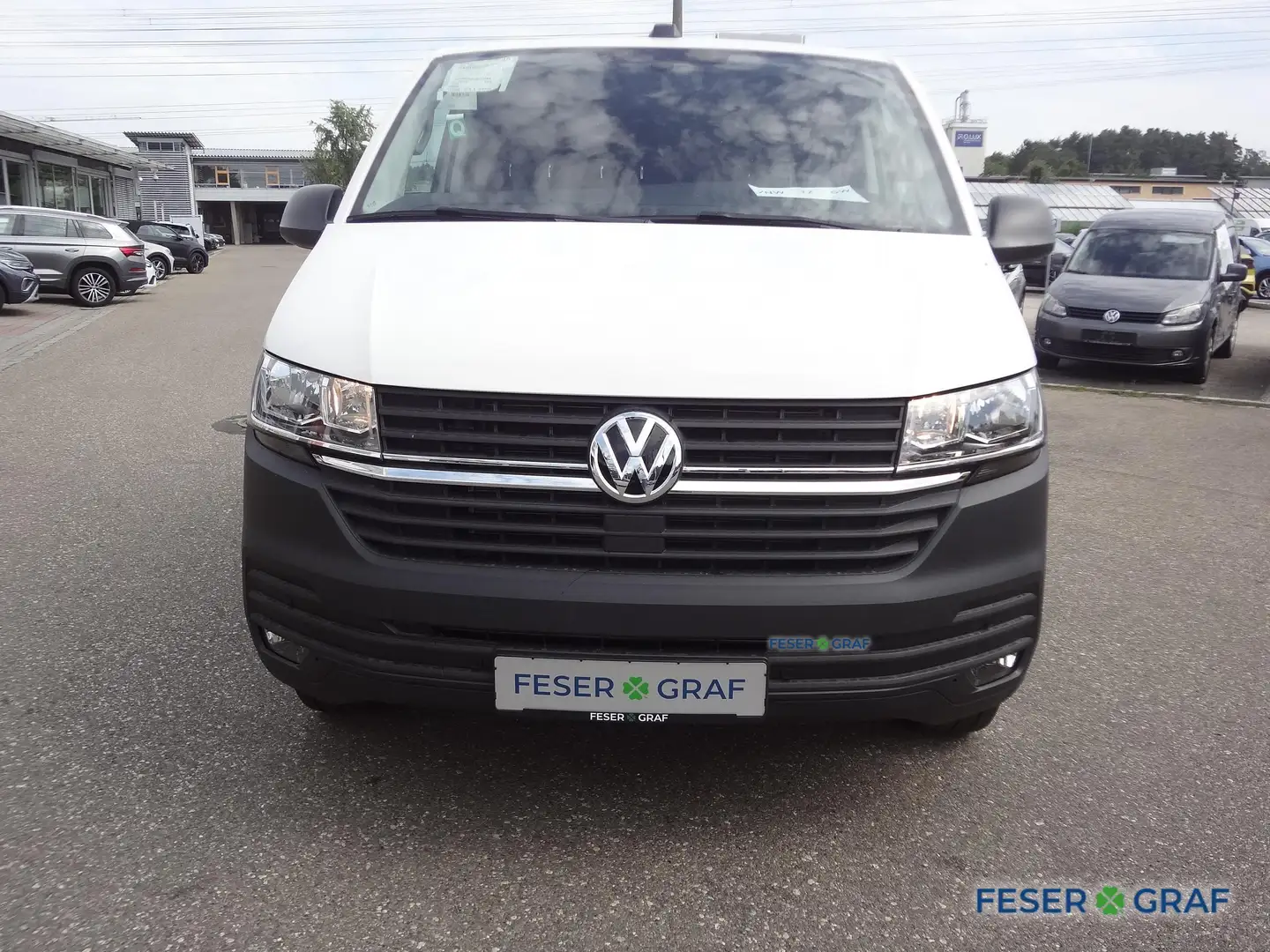 Volkswagen T6.1 Transporter 6.1 TDI Kamera PDC SHZ Klima AHK Weiß - 2