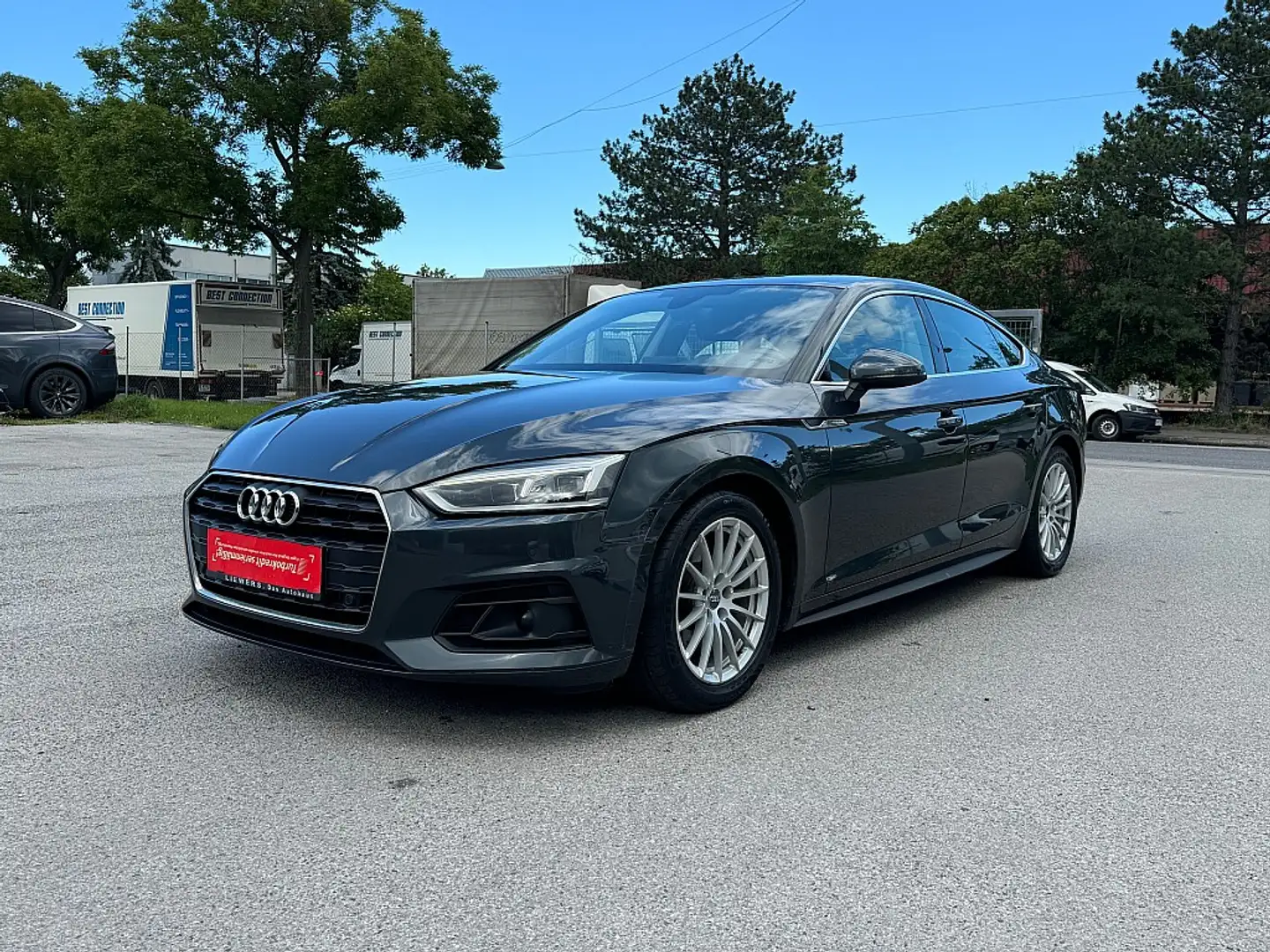 Audi A5 SB sport 2,0 TDI S-tronic / 1BESITZ / MMI NAVI ... Grau - 1