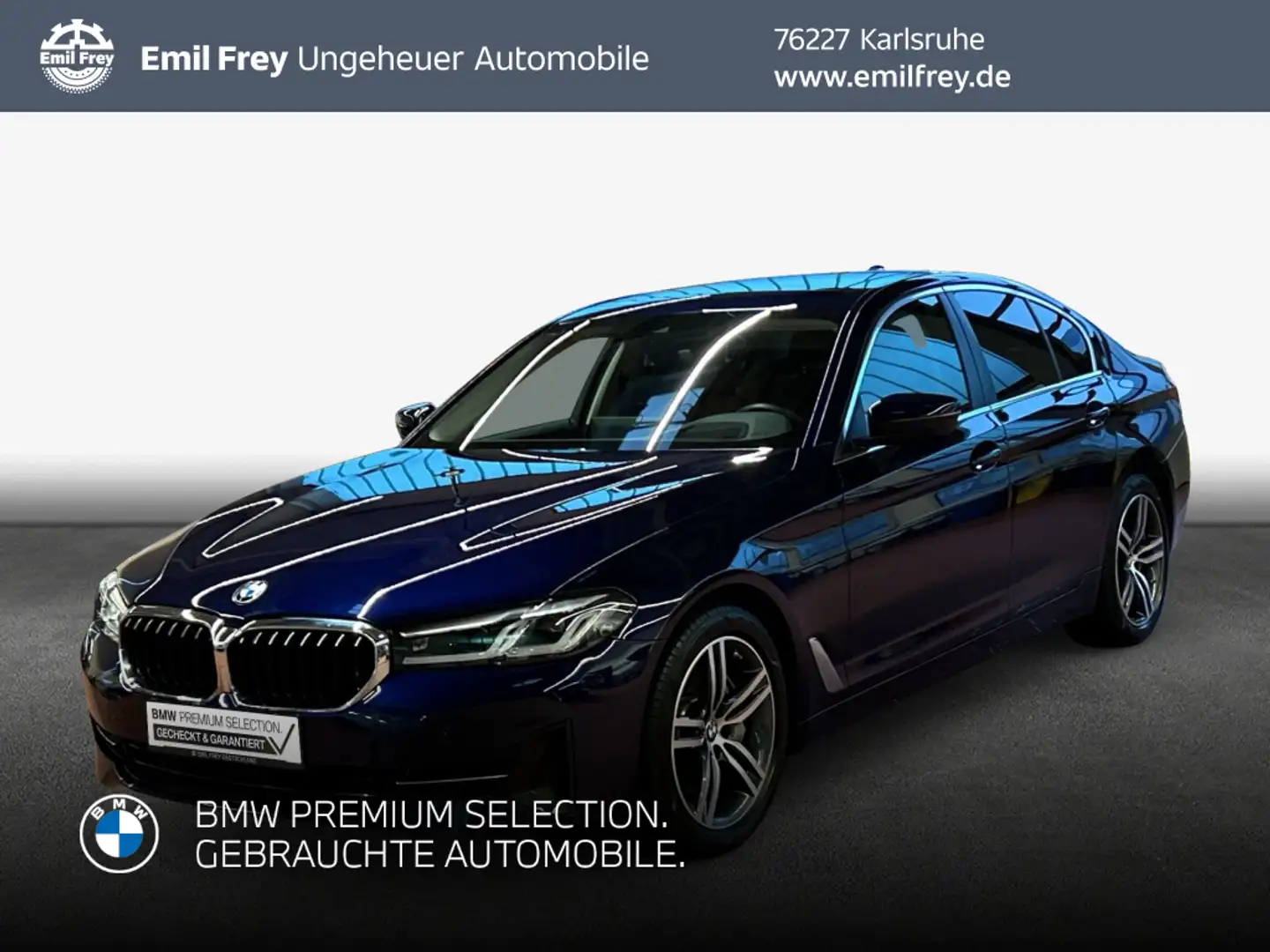 BMW 540 d xDrive Aut., Glasdach, SHZ, LED Blauw - 1