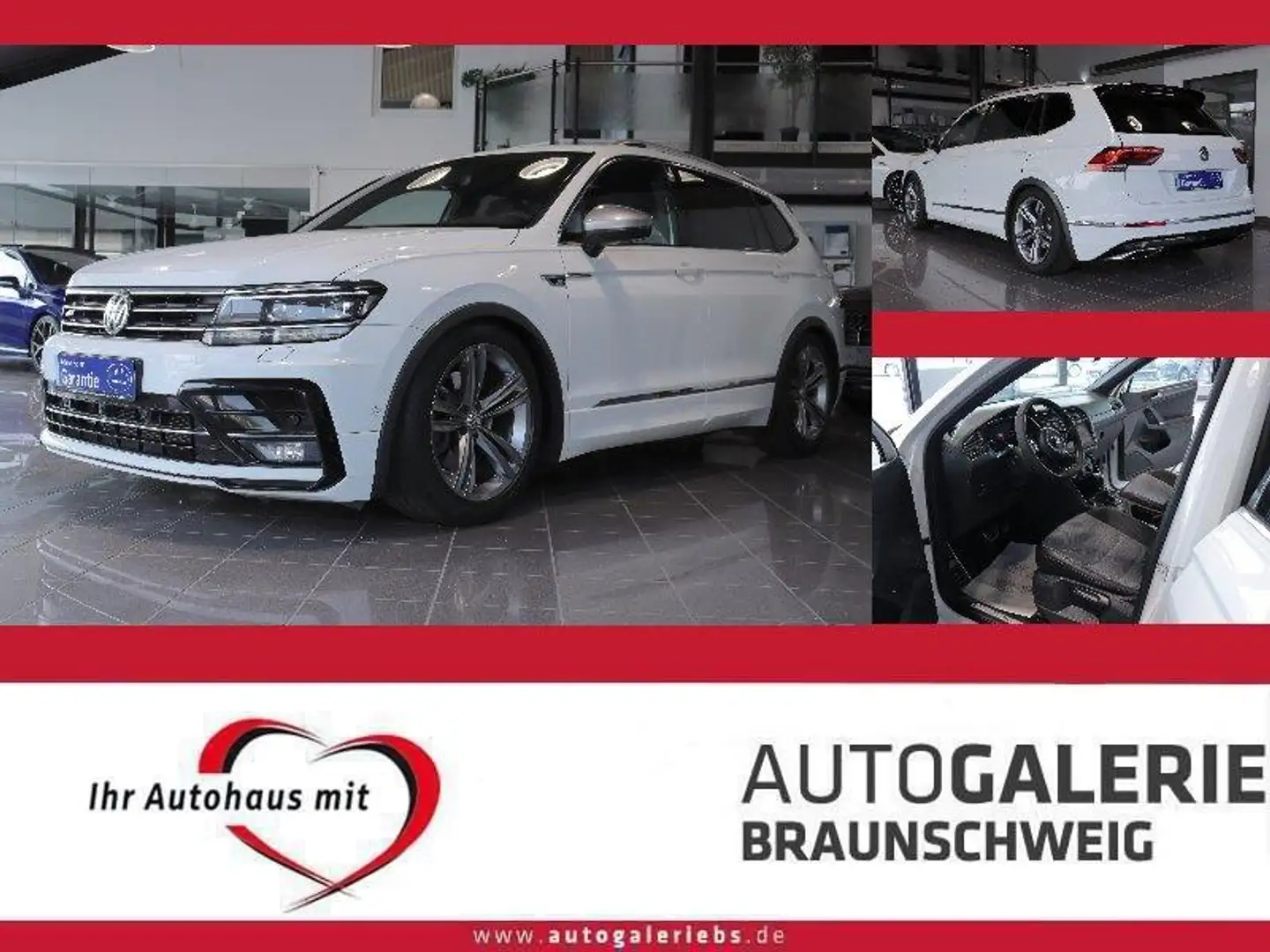 Volkswagen Tiguan Allspace 2.0 TDI Highline 4Motion R-LINE Weiß - 1