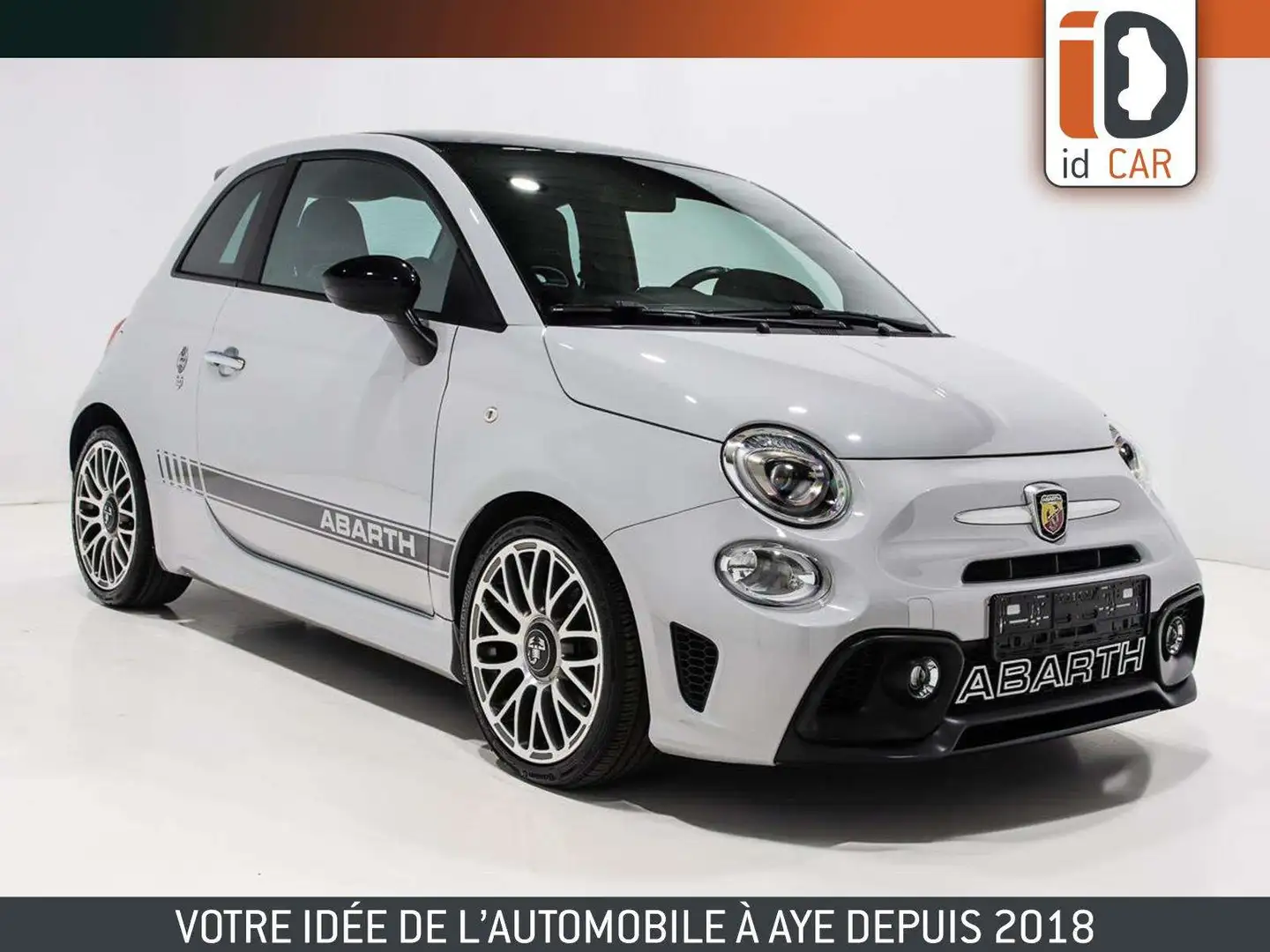 Fiat 500 Abarth Turismo - 163 CUIR - GPS - CARPLAY - RADAR -17 Gris - 1