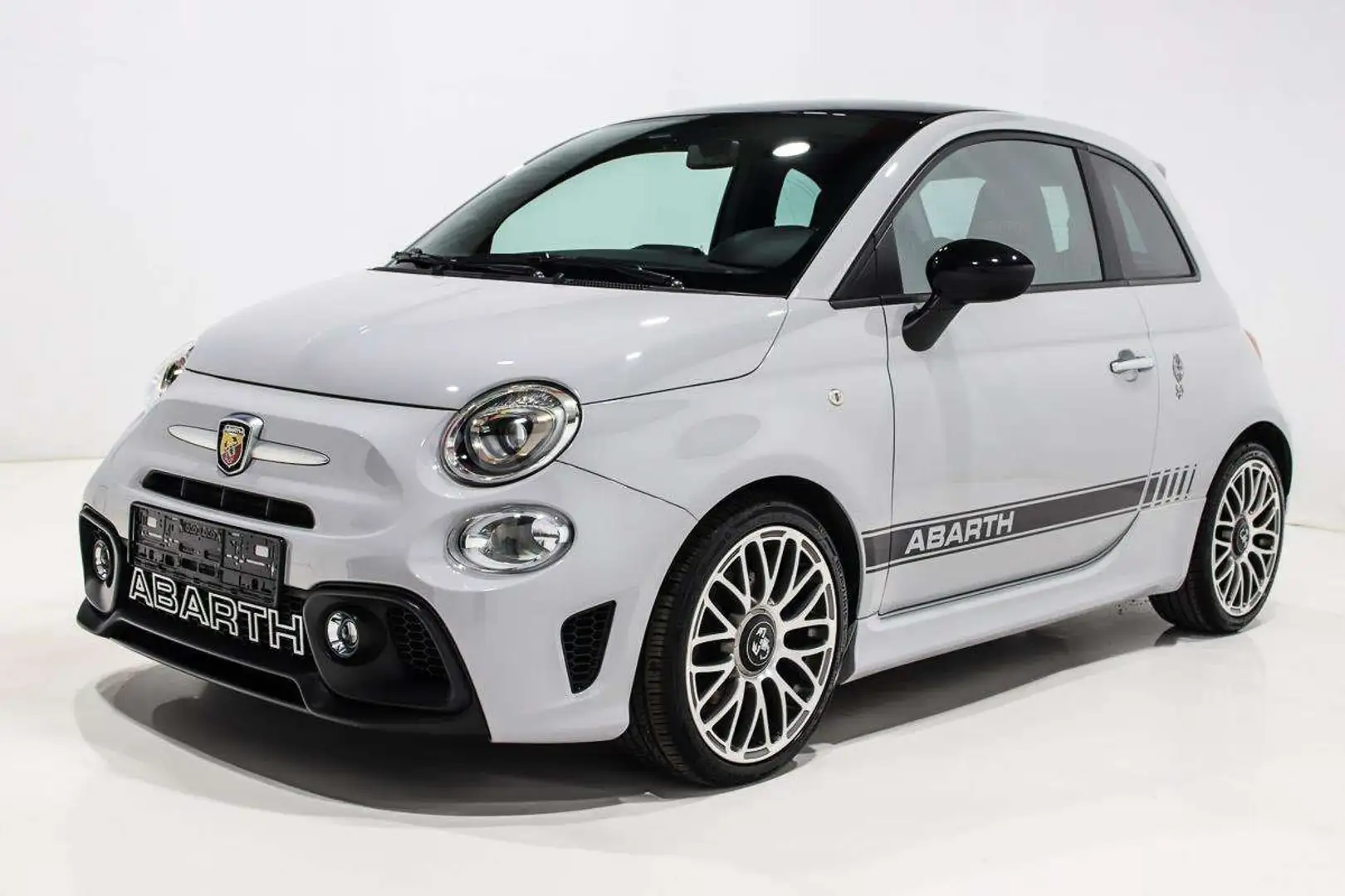 Fiat 500 Abarth Turismo - 163 CUIR - GPS - CARPLAY - RADAR -17 Gris - 2
