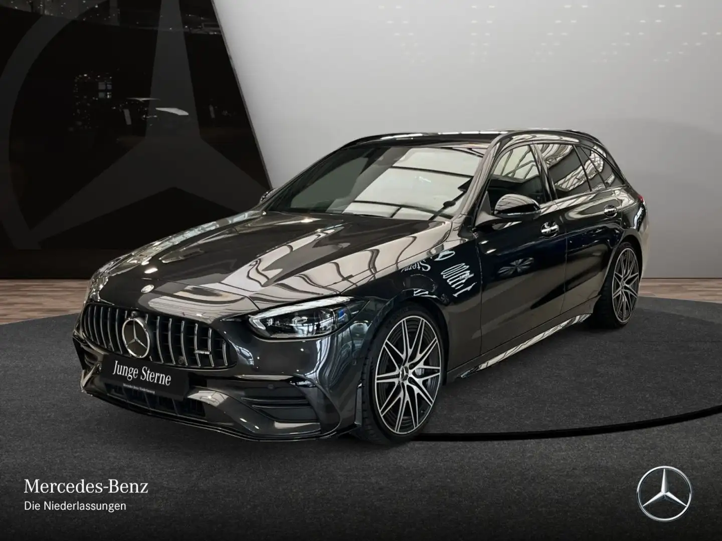 Mercedes-Benz C 43 AMG C 43 4M T-Modell NIGHT+DRIVERS+PANO+360+KEYLESS+9G Grau - 2