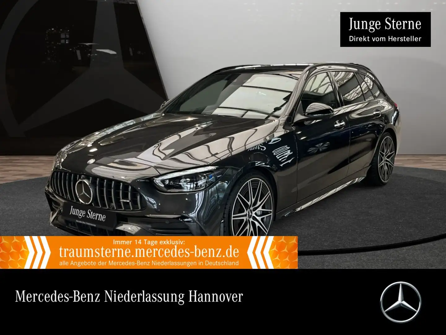 Mercedes-Benz C 43 AMG C 43 4M T-Modell NIGHT+DRIVERS+PANO+360+KEYLESS+9G Grau - 1