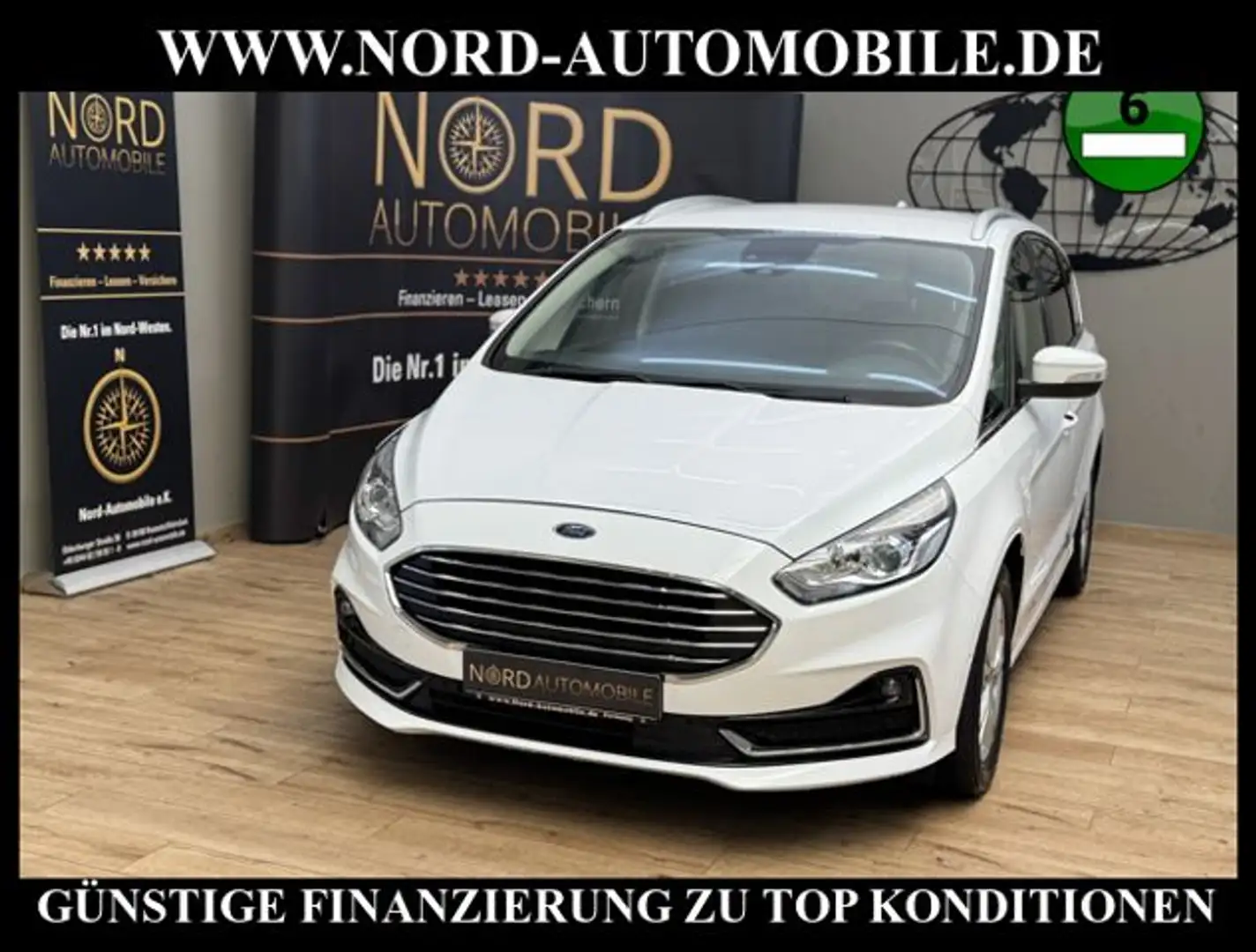 Ford S-Max 2.0 EB TITANIUM *NAVI*SHZ*KAM*UPE:46 Weiß - 1