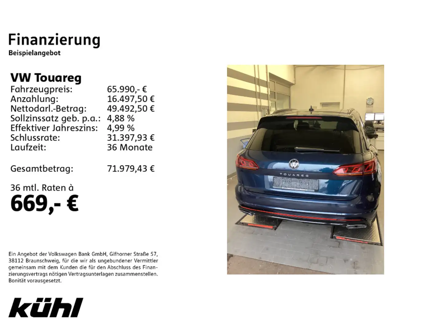 Volkswagen Touareg 3.0 TDI Edition 20 AHK,Luft,Pano,,Dynaud Blau - 2