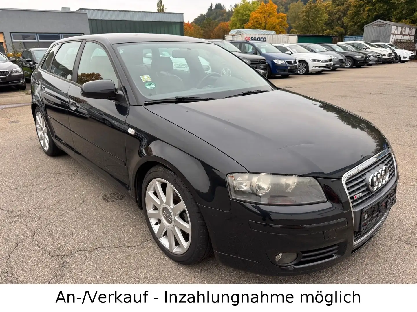 Audi A3 Sportback 1.6 FSI S line Sportpaket plus Schwarz - 2