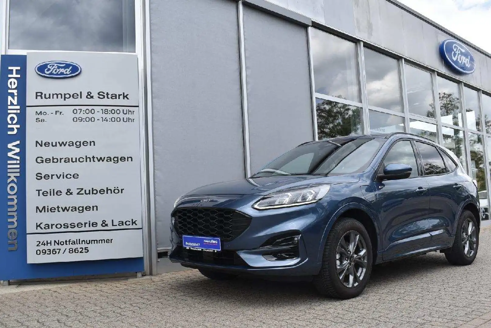 Ford Kuga Plug-In Hybrid ST-Line X Blauw - 1