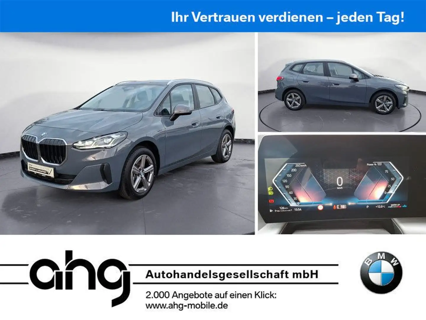 BMW 220 *Premium*Navi*AHK*LED*PDC*SHZ Braun - 1