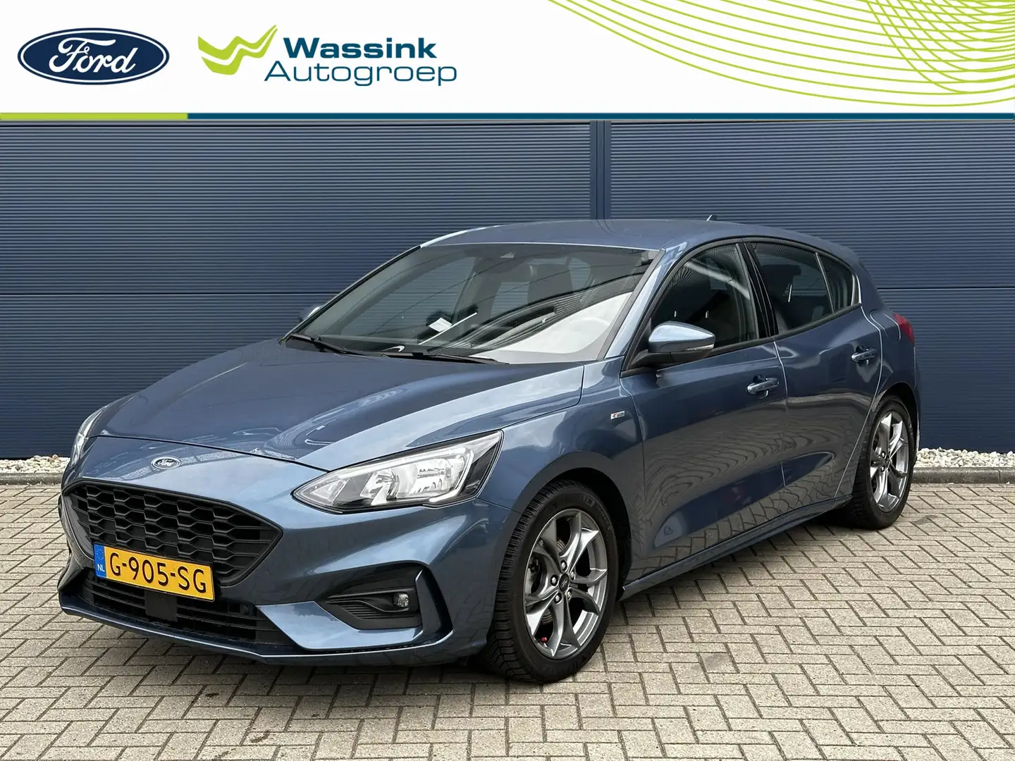 Ford Focus 1.0 EcoBoost 125pk ST-Line Business | Cruise Contr Blauw - 1