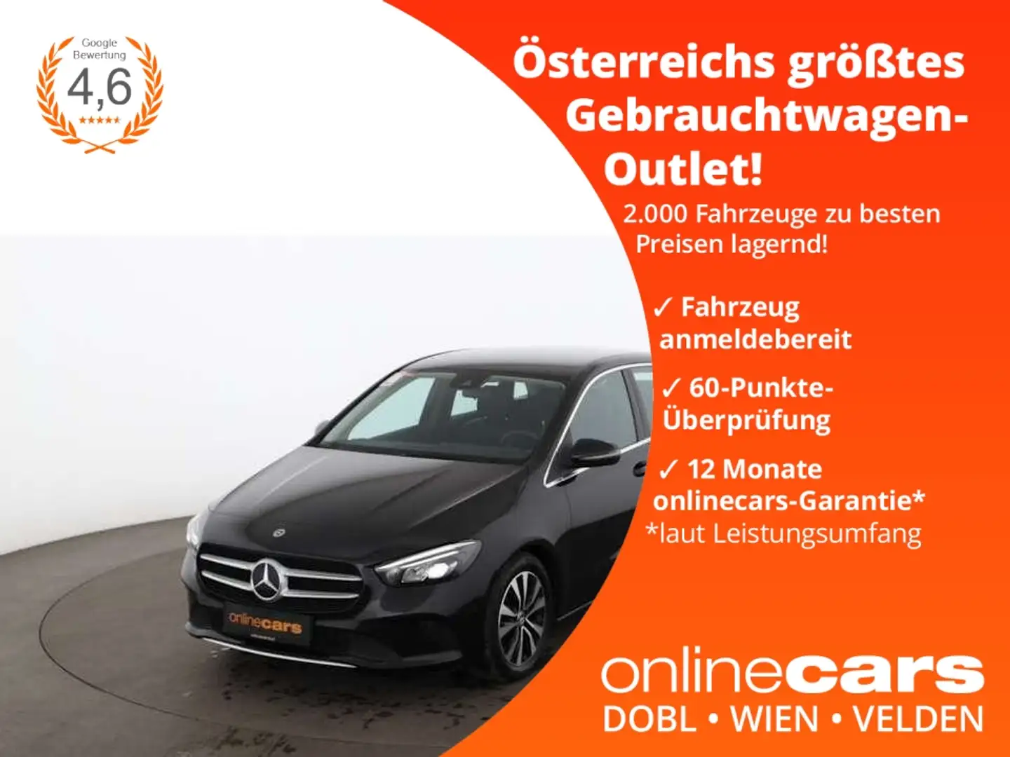 Mercedes-Benz B 200 d Progressive Aut LED NAVI LEDER SITZHZG Noir - 1
