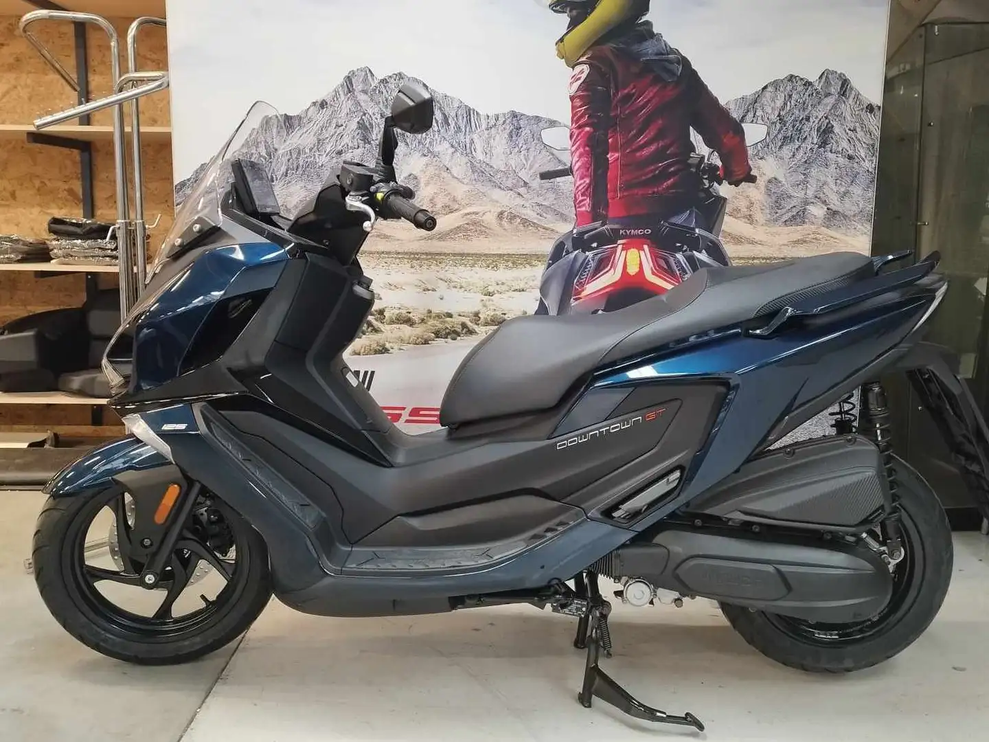 Kymco Downtown 125i GT Blue - 1