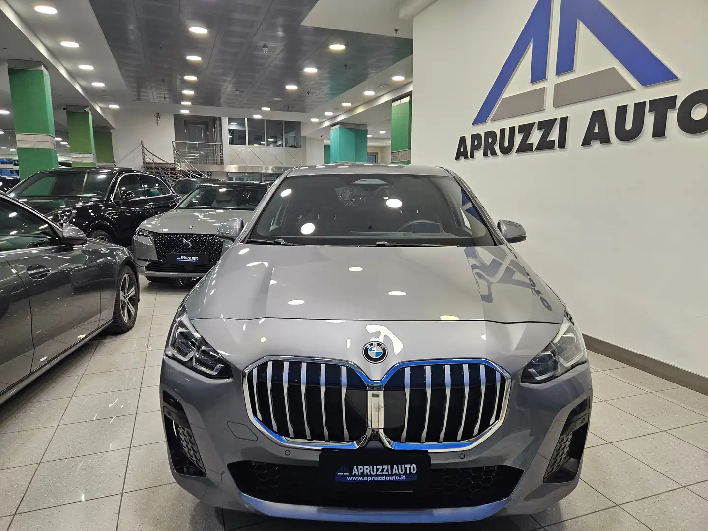 BMW 218 d Active Tourer Msport auto RETROCAM NAVI SENSORI Argento - 2