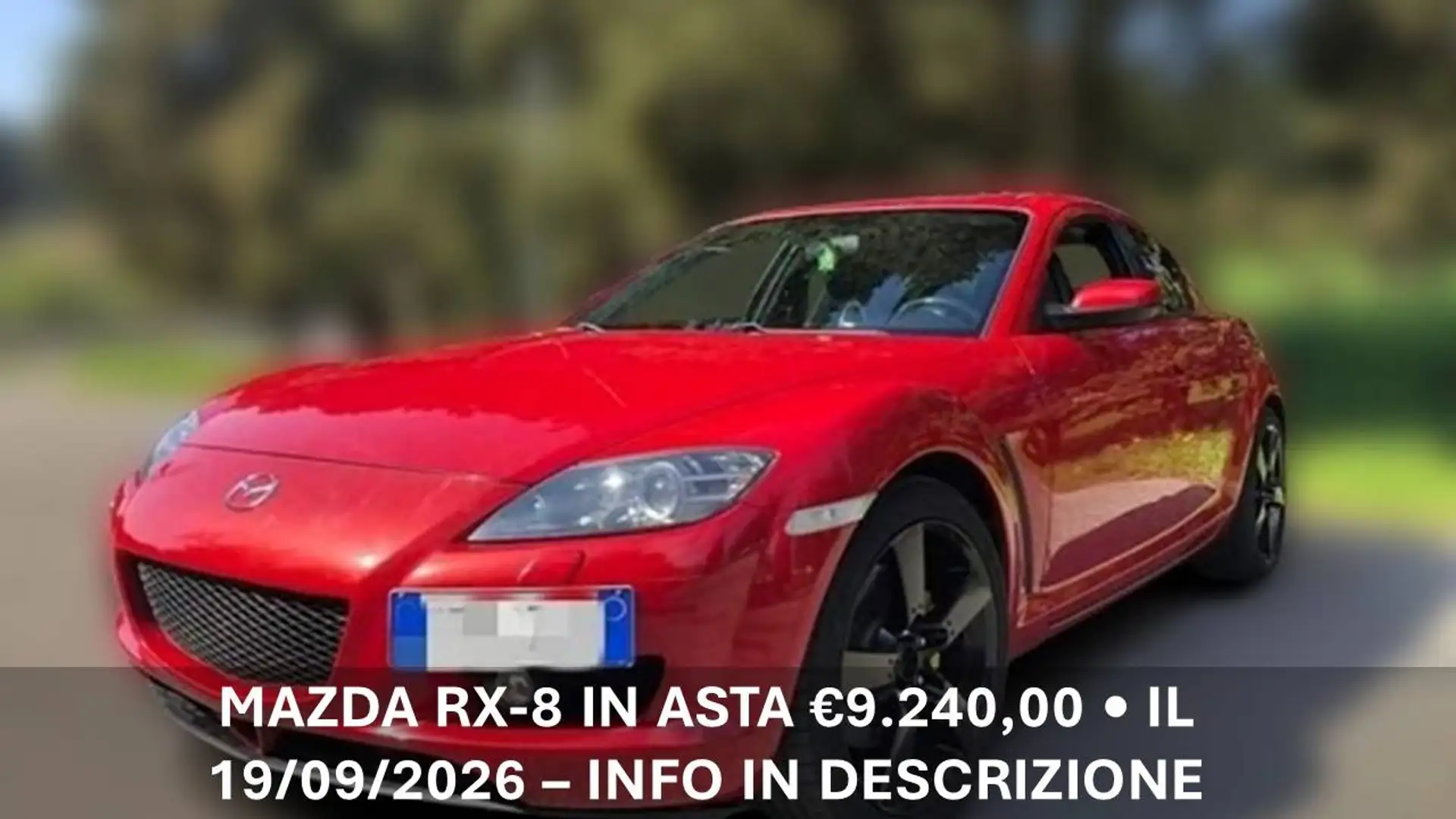 Mazda RX-8 1.3 231 CV - Rossa, Manuale, tetto apribile, pelle totale Rot - 1