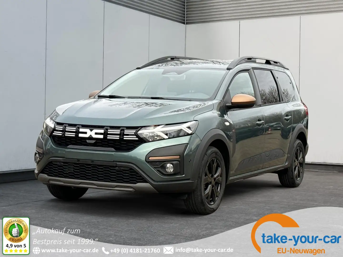 Dacia Jogger Extreme 7-SITZER+LED+SHZ+ALU+KAMERA+DAB 1.0 TCe... Grün - 1
