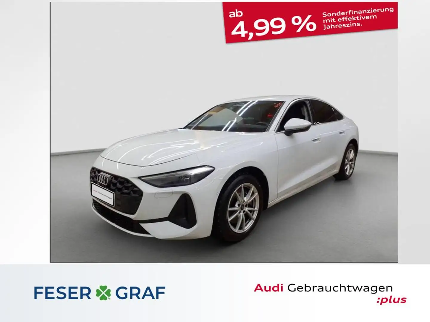 Audi A5 Lim. TDI S tronic (1) Vir. Cockpit/Navi/Kamera/ACC Weiß - 1