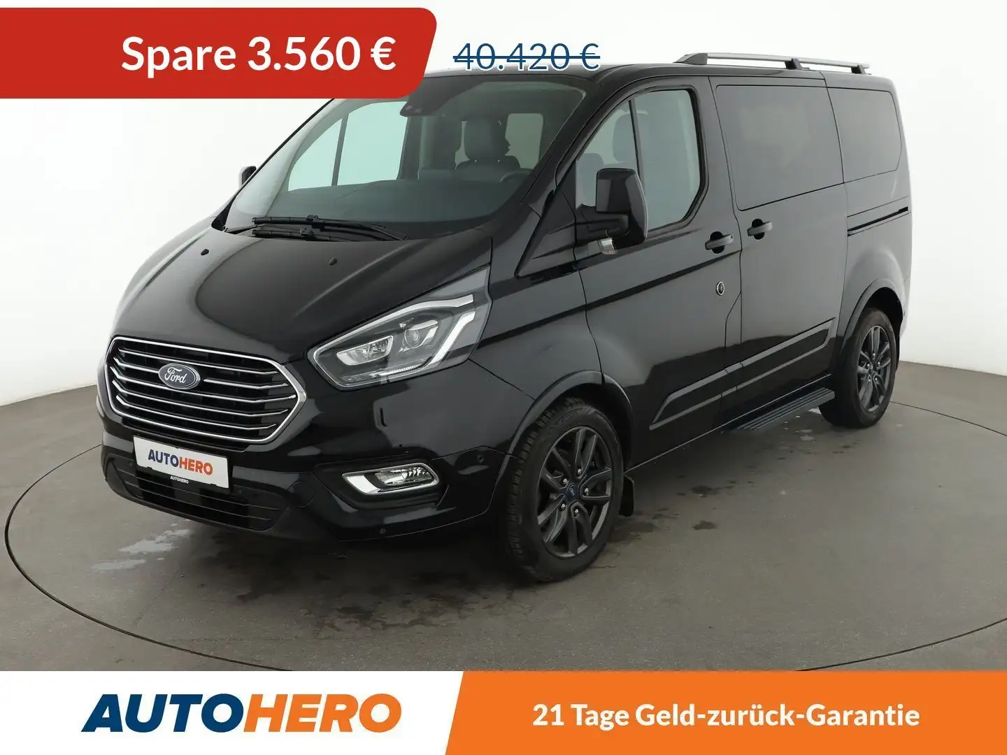 Ford Tourneo Custom 2.0 TDCi EcoBlue 320 L1 Tourneo Titanium X*NAVI* Schwarz - 1