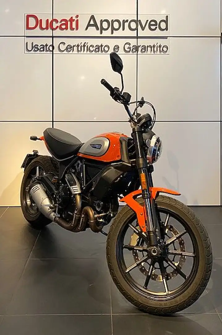Ducati Scrambler 800 ICON ATOMIC TANGERINE Portocaliu - 2