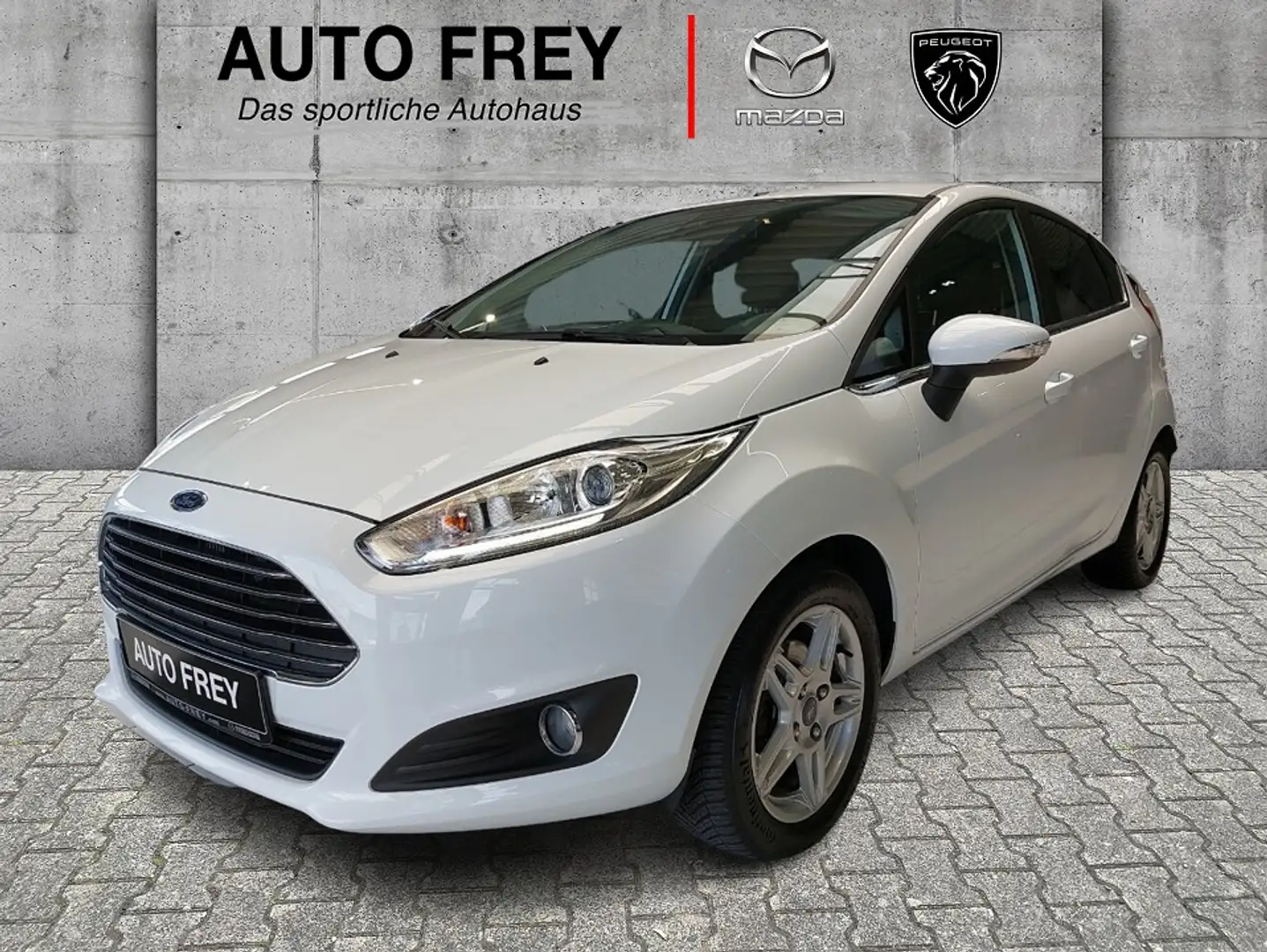 Ford Fiesta 5-Türer 1.0 125PS+KLIMAUTOMATIK+SITZHHEIZUNG+BEHEI Weiß - 1