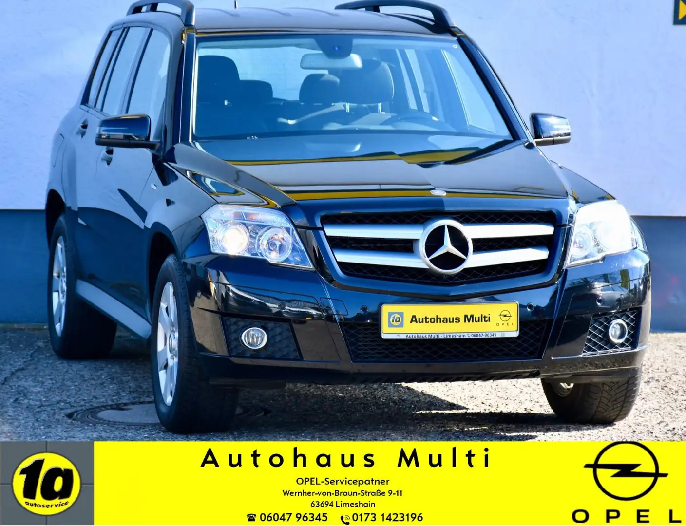 Mercedes-Benz GLK 220 CDI BlueEff 4M PDC Sitzh Klima Tempomat Negro - 1