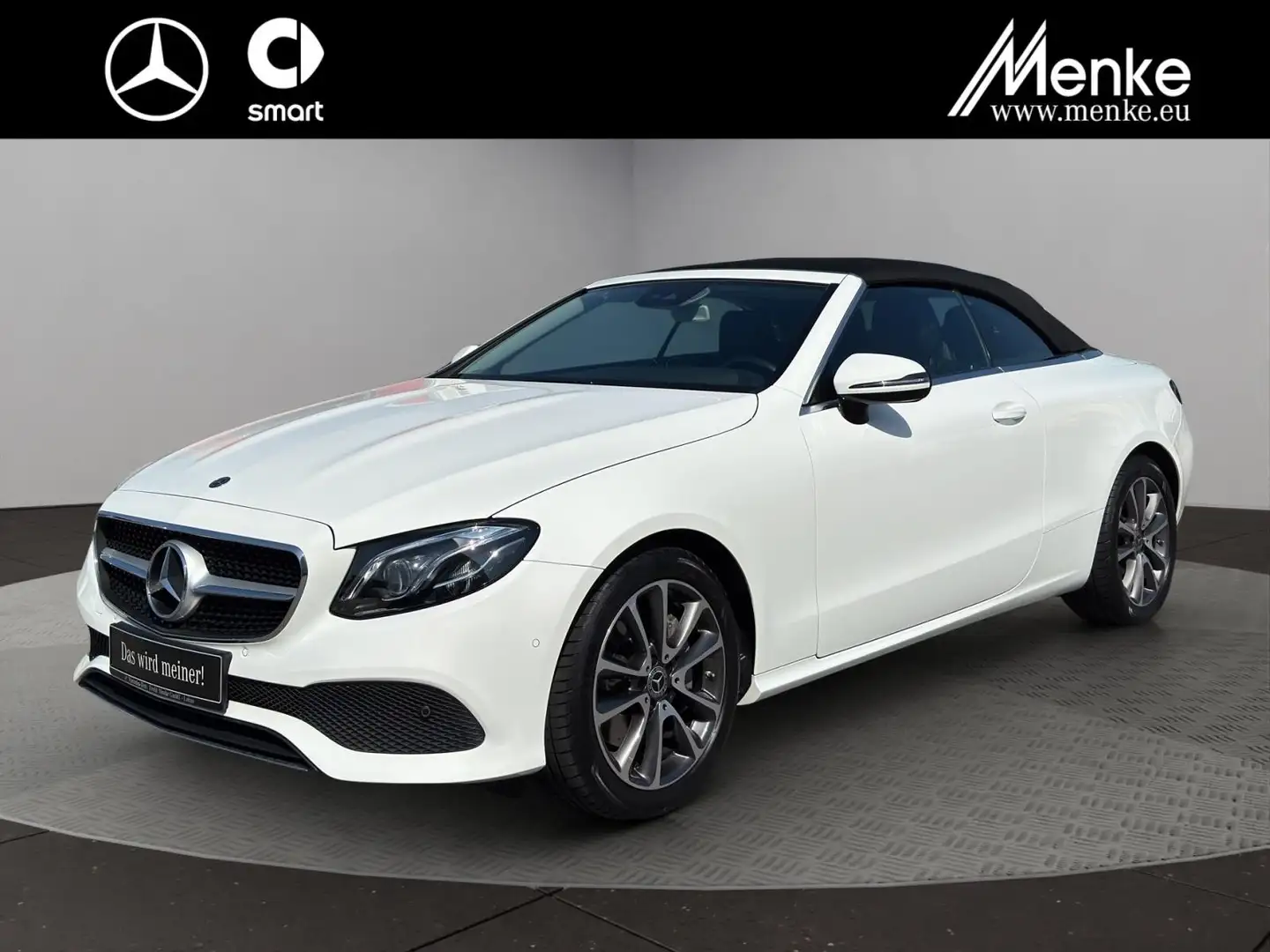 Mercedes-Benz E 300 Cabriolet Kamera+AHK+Airscarfe+Multibeam Bianco - 1