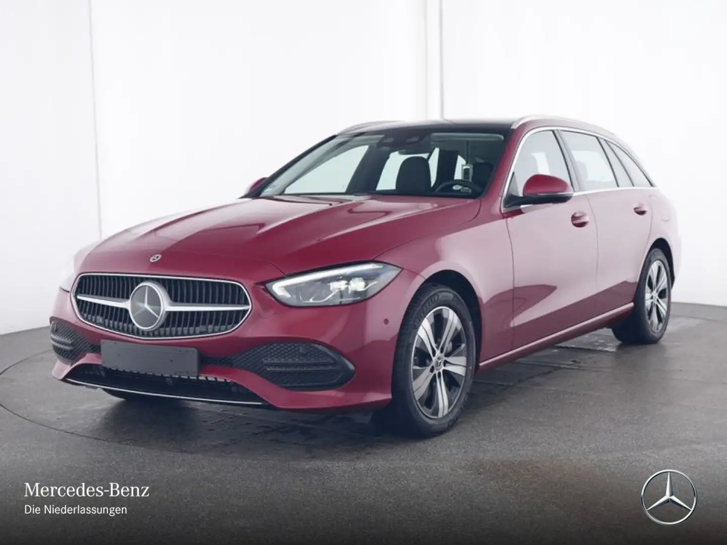 Mercedes-Benz C 300 de T AVANTG+PANO+AHK+LED+BURMESTER+KAMERA+9G Rot - 2