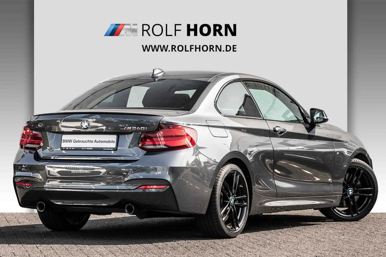 BMW 240 M240i Steptronic Coupe Autom Navi LED H/K Klima Gri - 2
