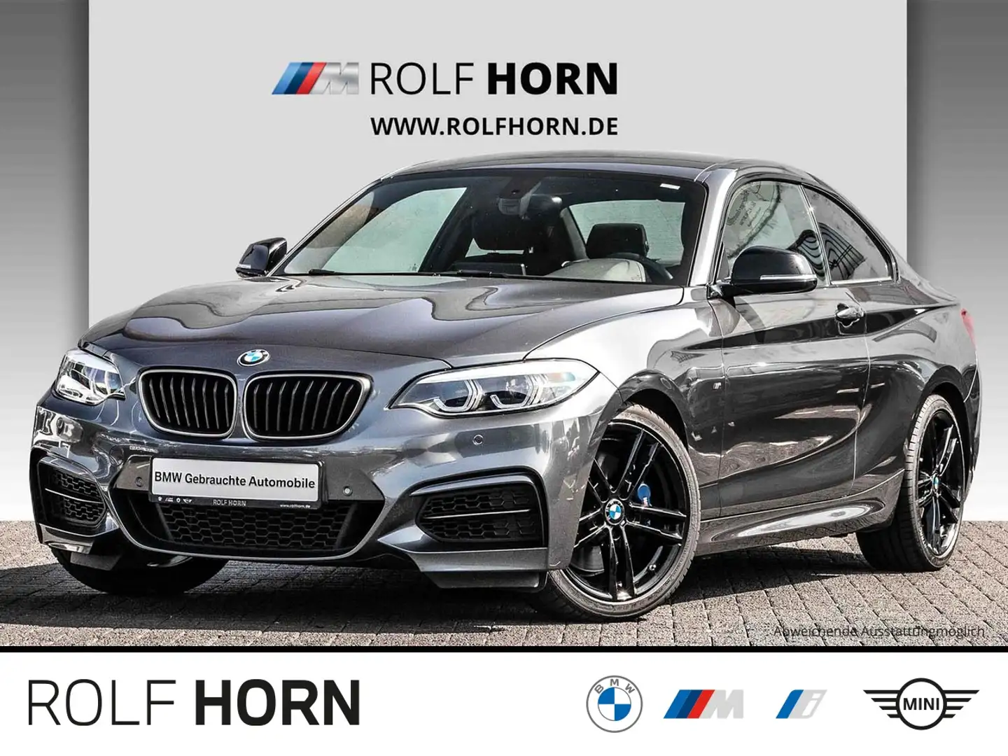 BMW 240 M240i Steptronic Coupe Autom Navi LED H/K Klima Gris - 1