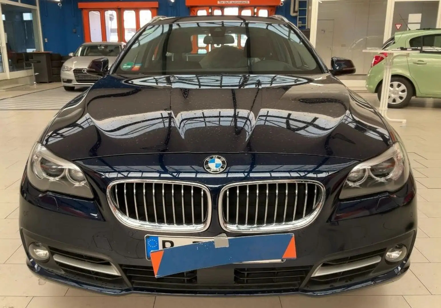 BMW 535 i T  *SPORT*NAVI-AUTOMA-LEDER-AHK-BI XENON-NR Niebieski - 2