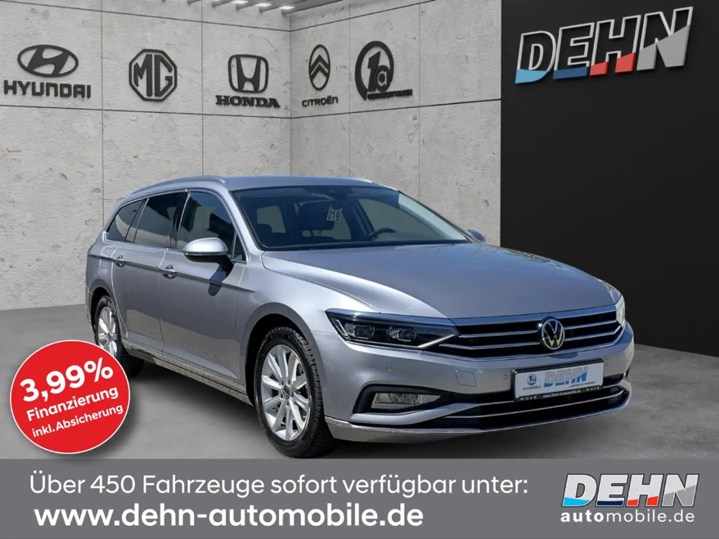 Volkswagen Passat Variant 2.0 TDI DSG Elegance Navi Matrix Kam SHZ Plateado - 1