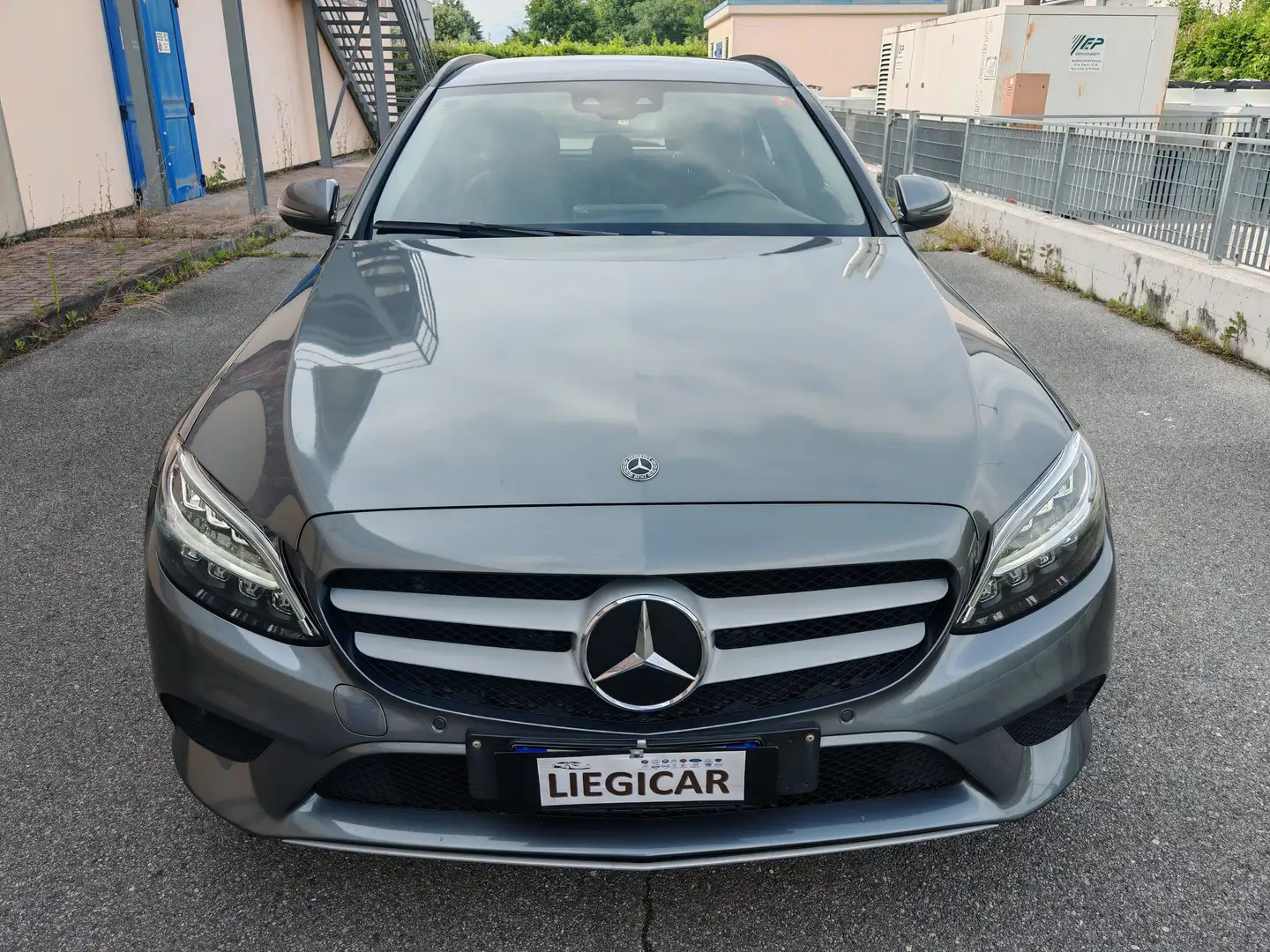 Mercedes-Benz C 220 D Premium 4matic auto UNIPROPRIETARIO KM VERI Grigio - 2