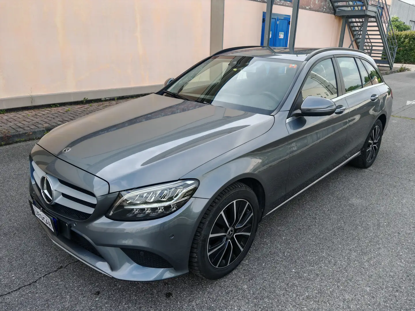 Mercedes-Benz C 220 D Premium 4matic auto UNIPROPRIETARIO KM VERI Grigio - 1