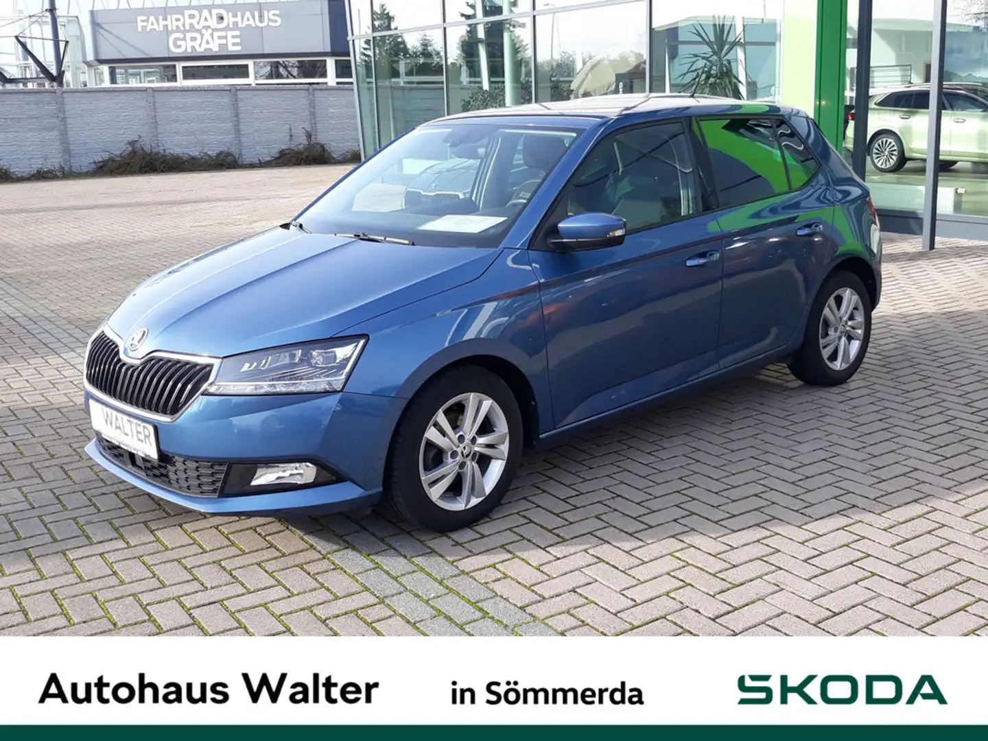Skoda Fabia 1.0 TSI Style Blau - 1