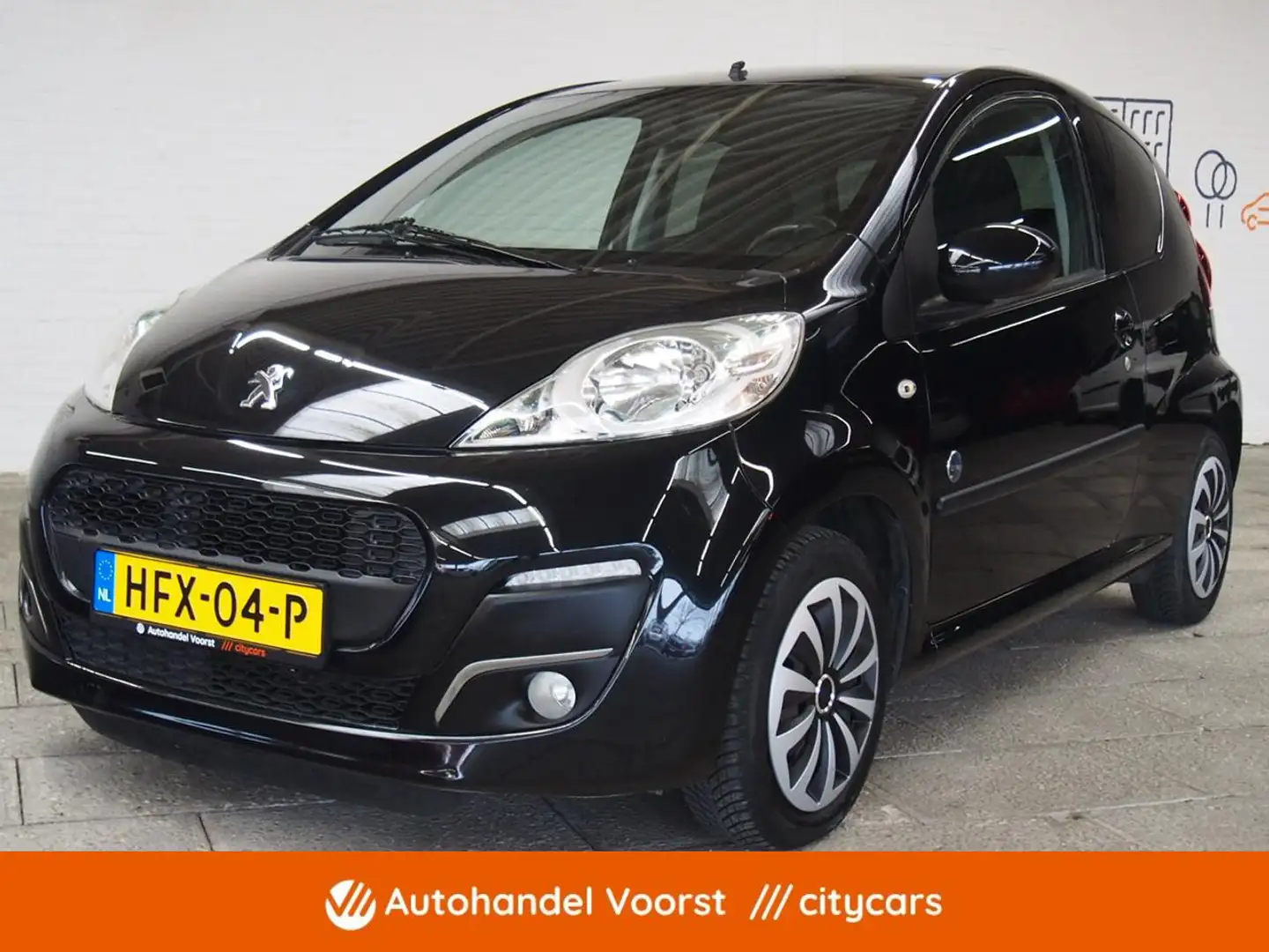 Peugeot 107 1.0 Active Airco (APK:Nieuw) Incl.Garantie Zwart - 1