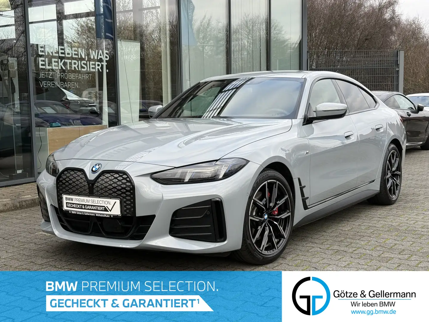 BMW i4 eDrive40 Gran Coupé M // Leas.ab EUR564,-inkl. Grau - 1
